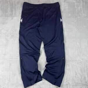 Vintage Kappa Track Pants Baggy Zipper Hem Men Size Large Y2K Straight/Tapered
